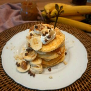 Banoffee pancakes