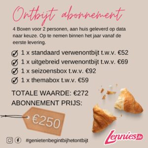 ontbijt abonnement